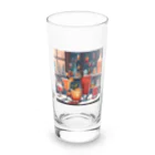 ReoReo-Artの冬のカクテルシリーズ Long Sized Water Glass :front