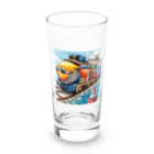 アニマルキャンバスのトレインフィッシュ Long Sized Water Glass :front