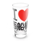 I LOVE SHOPのI LOVE 西船橋 Long Sized Water Glass :front