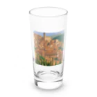 keita-sawadaのドット　イタリアのシエナの街並み Long Sized Water Glass :front