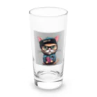 非常口社長のヒップホップ猫 Long Sized Water Glass :front