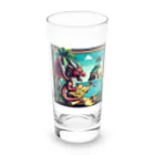 Pixel Questのピクセルクエスト・ドレイコ Long Sized Water Glass :front