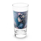 ZZRR12の「夜桜の幻想：桜の精霊」 - "Night Sakura Fantasia: Spirit of the Cherry Blossom" Long Sized Water Glass :front