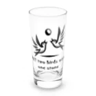 &AIの一石二鳥(Kill two birds with one stone) Long Sized Water Glass :front