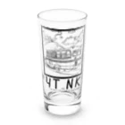 YUTANEKO公式ショップのゆたねこ　ボンネットバス Long Sized Water Glass :front