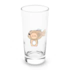 ama_mimi8のたいやきをかぶるねこ Long Sized Water Glass :front