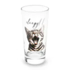 はんなり女史の眠たい猫 Long Sized Water Glass :front