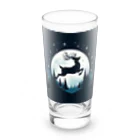 niko&PANDA shopの自由なトナカイ Long Sized Water Glass :front