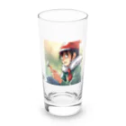 AI美女王国のドット絵のゆうこちゃん Long Sized Water Glass :front