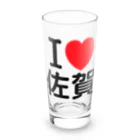 4A-Studio（よんえーすたじお）のI LOVE 佐賀（日本語） Long Sized Water Glass :front