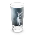 ZZRR12の「境界を見つめる猫の眼差し」 Long Sized Water Glass :front