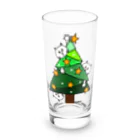 mkumakumaのニャンコの楽しいクリスマス Long Sized Water Glass :front