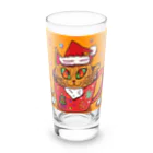 MAのクリスマスにゃんこ Long Sized Water Glass :front