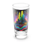 のんびりアート工房のサイバーパンク都市 Long Sized Water Glass :front