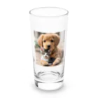 KONMORI_Chanのかわいい子猫と子犬 Long Sized Water Glass :front