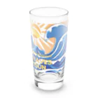 DOKONIDAの波と太陽　グッツ Long Sized Water Glass :front