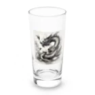 070-7412-0063の舞龍 Long Sized Water Glass :front