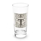 connectの幸運アルファベット　T Long Sized Water Glass :front