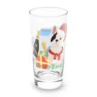 FRENCHIEのクリスマスの夜はシンデレラの気分になるフレブル🍾 Long Sized Water Glass :front