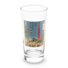 パイルドライバーの江戸塔 Long Sized Water Glass :front