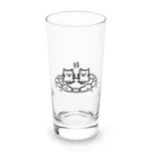 ねこ鉄道の温泉猫 Long Sized Water Glass :front