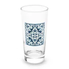 ショップリトの西海岸風オルテガ柄グッズ Long Sized Water Glass :front