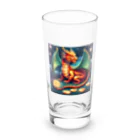 kohapapa1223の龍　金運アップ　干支 Long Sized Water Glass :front