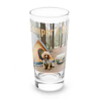 camper's dogのcamper's dog  トイプードル Long Sized Water Glass :front