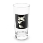 Artful Whiskersのノスタルジーねこ Long Sized Water Glass :front