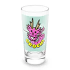 森本雄也の石見神楽_八岐大蛇@hotpink Long Sized Water Glass :front