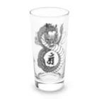 SumiReの黒龍🐉 Long Sized Water Glass :front