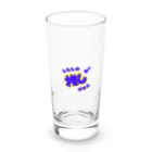 推しごとroomの推しカツちゃんブルー Long Sized Water Glass :front