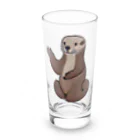 夢幻カワウソくんのお店の浮世絵風カワウソくん Long Sized Water Glass :front