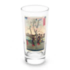 浮世絵屋の広重「冨二三十六景⑦　東都墨田堤」歌川広重の浮世絵 Long Sized Water Glass :front