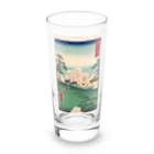 浮世絵屋の広重「冨二三十六景⑧　東都あすか山」歌川広重の浮世絵 Long Sized Water Glass :front