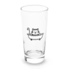 NIANのバスタブネコ Long Sized Water Glass :front