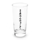 着る文字屋のミネラルウォーター Long Sized Water Glass :front