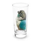 ウロコインコ好きの人へのなにみてるの？ Long Sized Water Glass :front