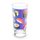 ポンキチはうすのすしのえ Long Sized Water Glass :front