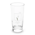 rilybiiのPowderpink tulip , Logoflame . Long Sized Water Glass :front