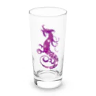 Sparkle＆Artのアメジストドラゴングラス（2月誕生石） Long Sized Water Glass :front