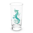 Sparkle＆Artのターコイズドラゴングラス（12月誕生石） Long Sized Water Glass :front