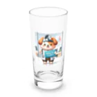 はらの健康第一の犬 Long Sized Water Glass :front