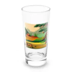 lallypipiのドット柄の世界「野生の王国」グッズ Long Sized Water Glass :front