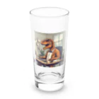 kenshopの働く恐竜 Long Sized Water Glass :front