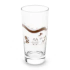 kogonのデジタルなモンスターたち・モノクロ Long Sized Water Glass :front