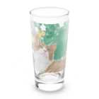 ひなみるふうてんぽん！の春爛漫、キジ白くん Long Sized Water Glass :front