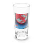 カラシンの赤月と雲 Long Sized Water Glass :front