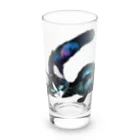 幸運のしっぽの黒猫と魔法の尻尾 Long Sized Water Glass :front