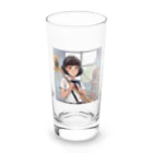 ほっこり絵音舎の部活動中！さらちゃん！！ Long Sized Water Glass :front